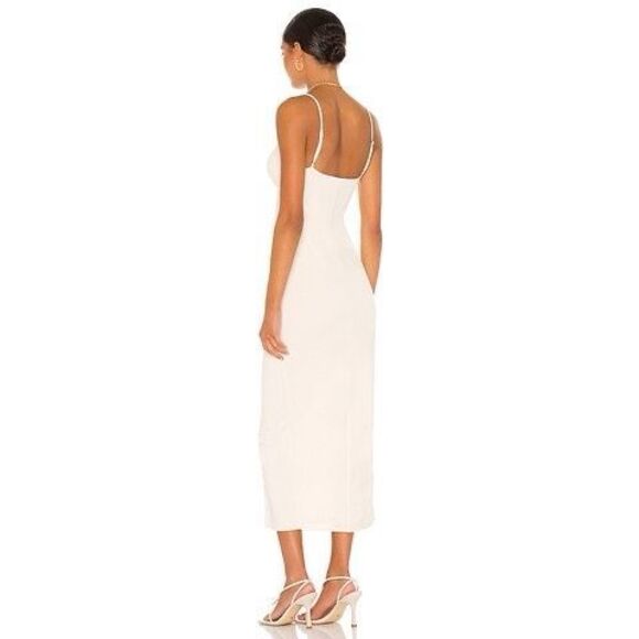 Camila Coelho Yasmeen Midi Dress in Beige - Picture 3 of 10